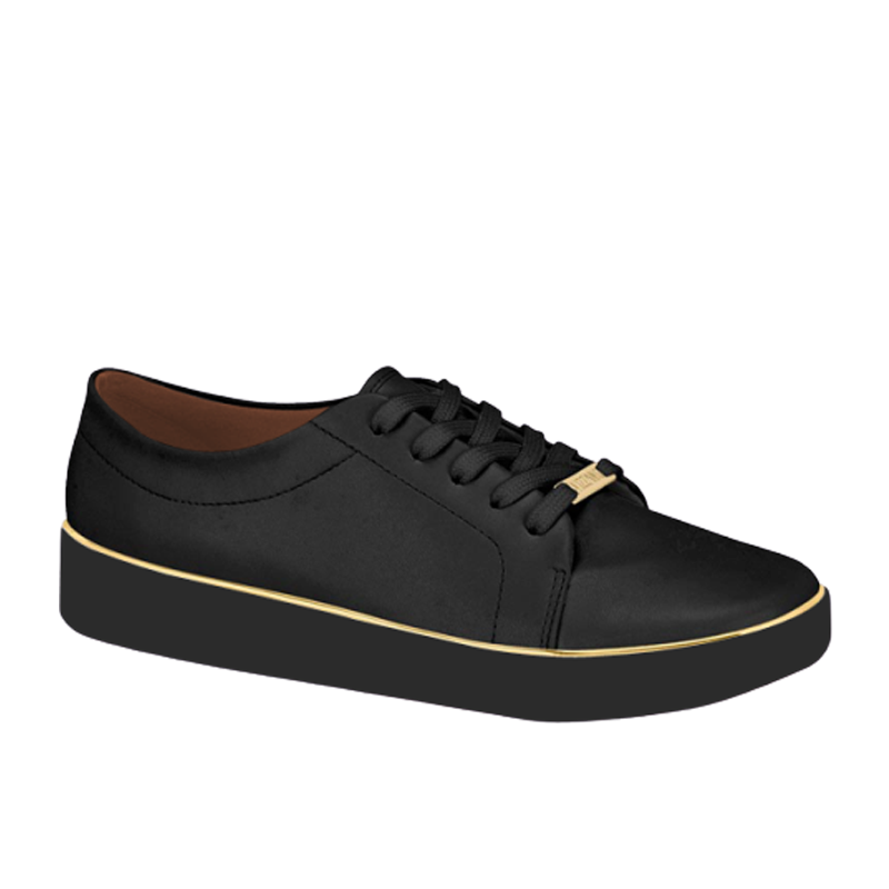 tenis vizzano preto suede